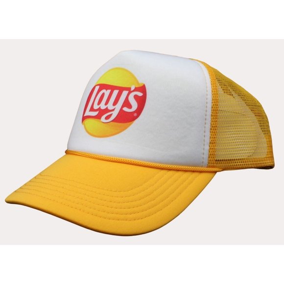 LAYS Hat Vintage Trucker Hat Snap Back Adjustable. - Picture 3 of 3